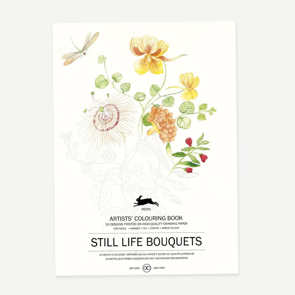 Artist Coloring Book - Still Life Bouquets