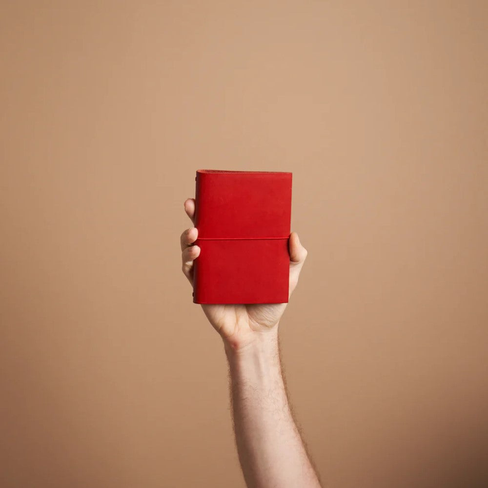 Leather Journal [pocket] - Red