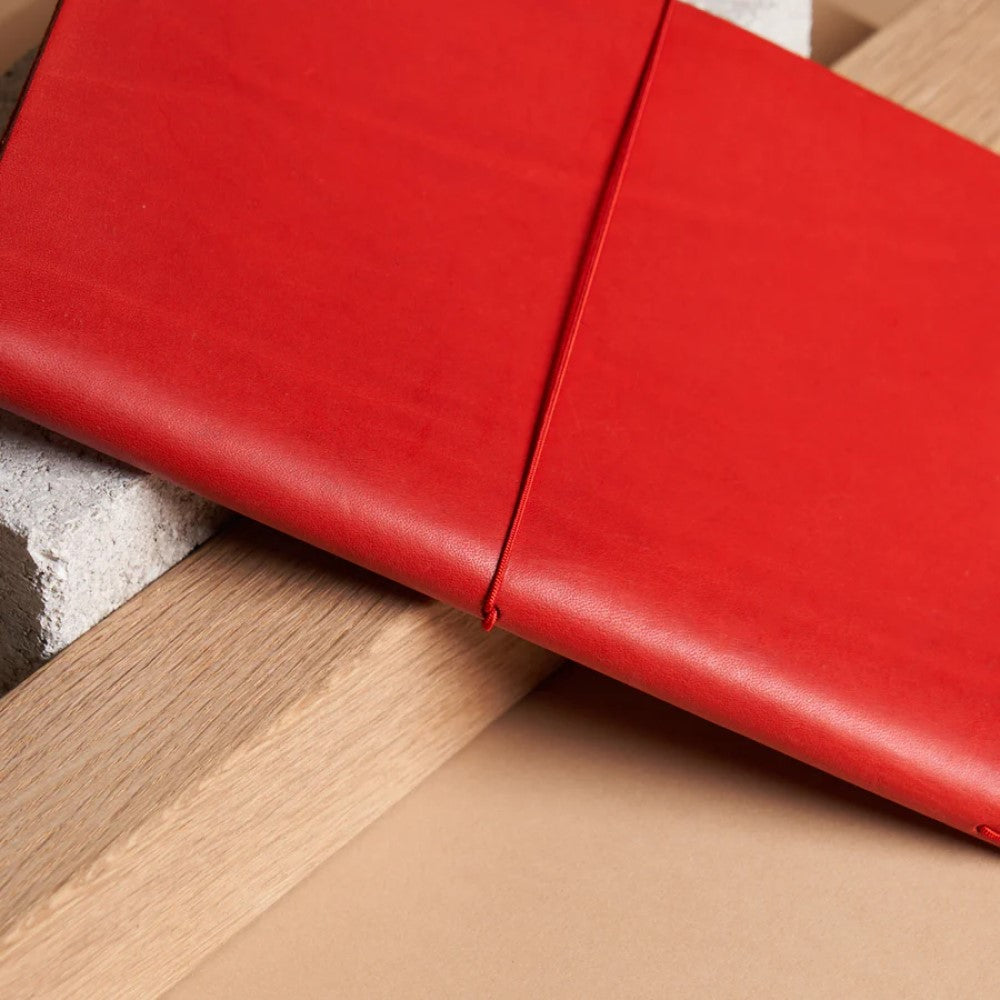 Leather Journal [pocket] - Red