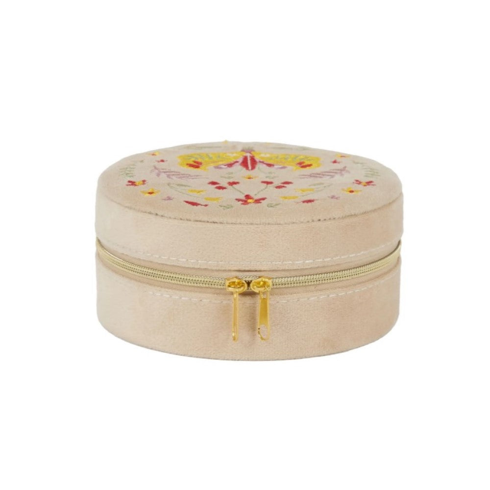 Jewelry Box - Butterfly Embroidered