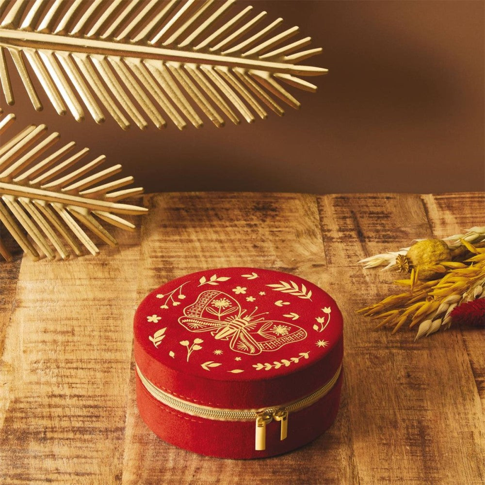 Jewelry Box - Gold Butterfly