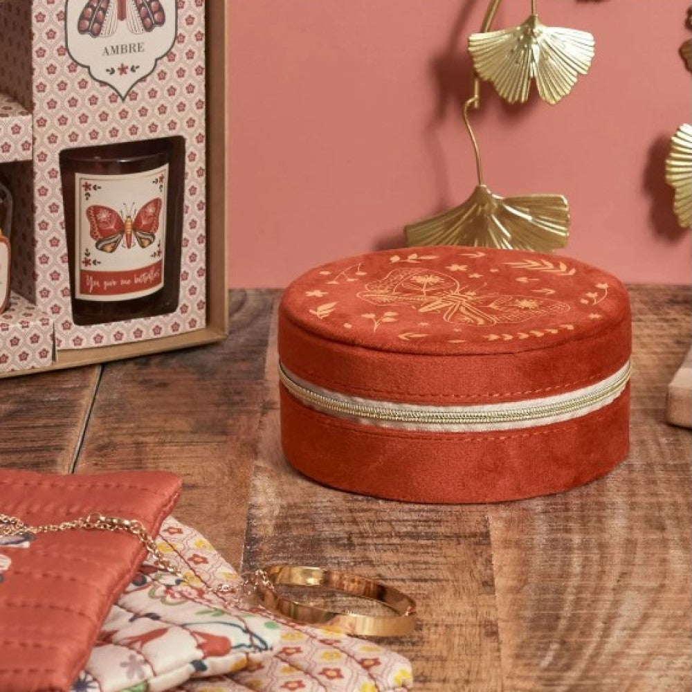 Jewelry Box - Gold Butterfly