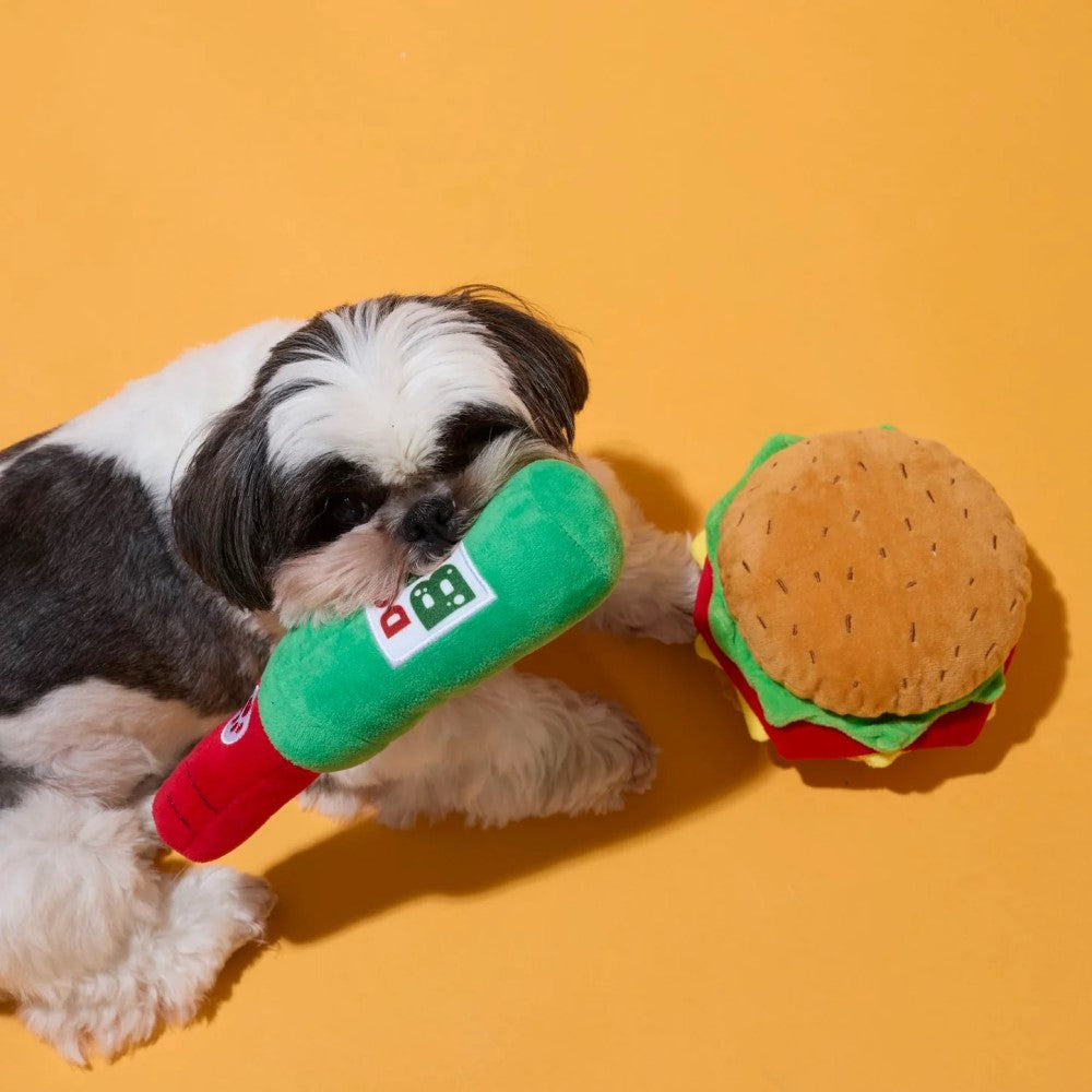 Dog Toy Box - Burger and Beer