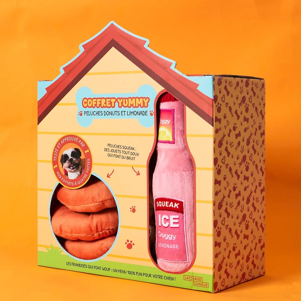 Dog Toy Box - Donuts and Lemonade