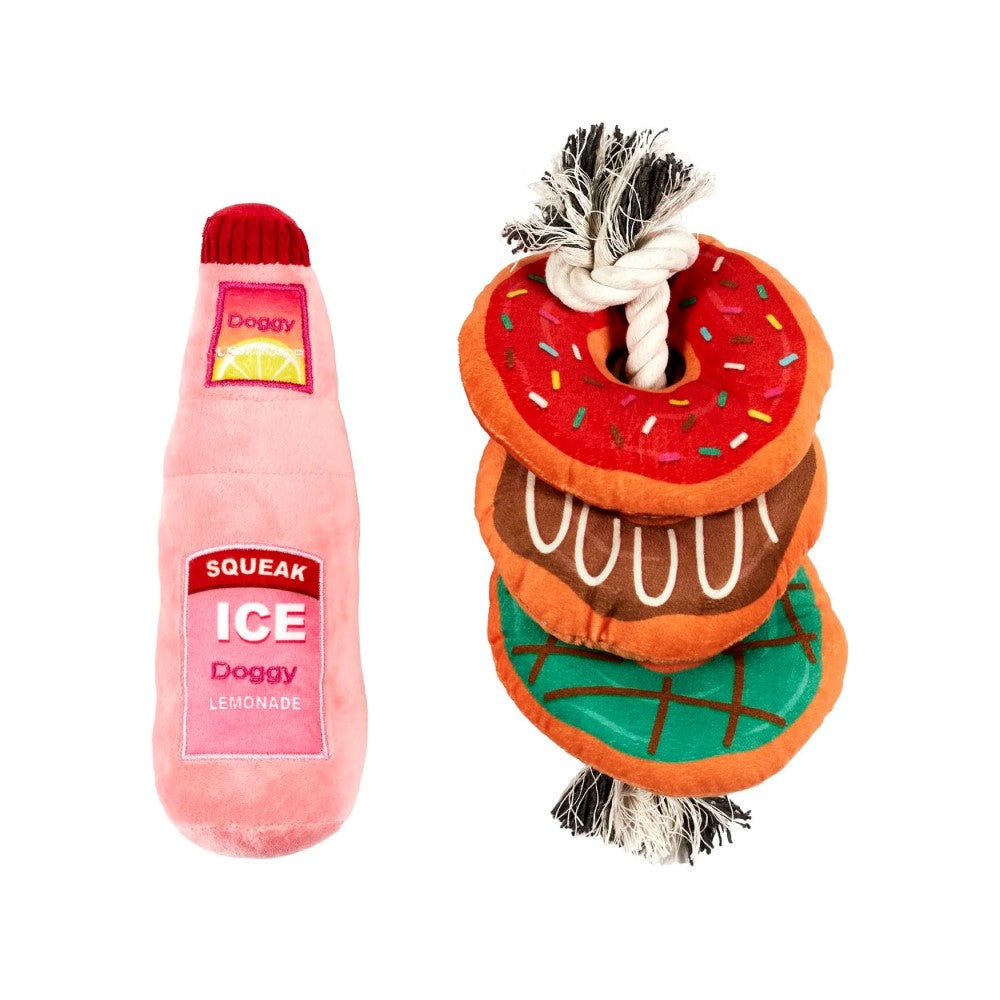Dog Toy Box - Donuts and Lemonade