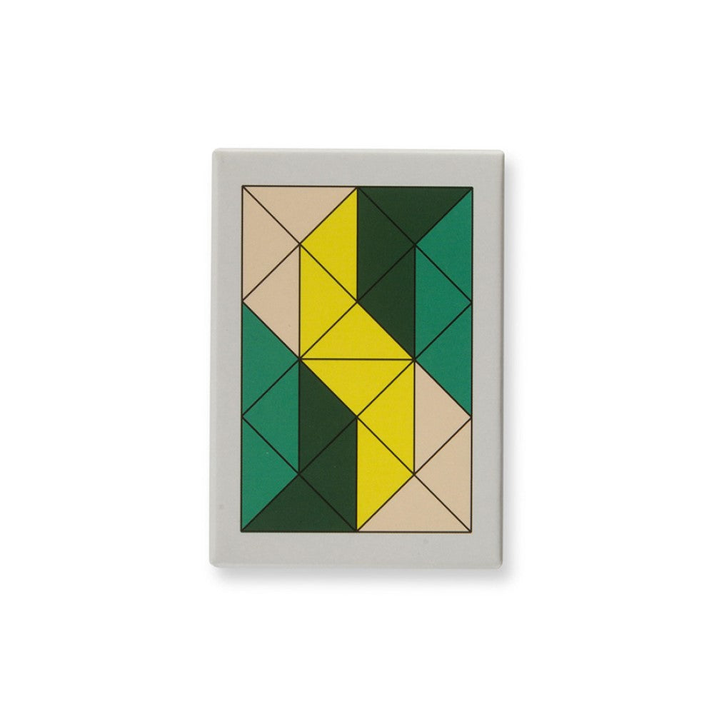 Snake Block - Small - Yellow/Green