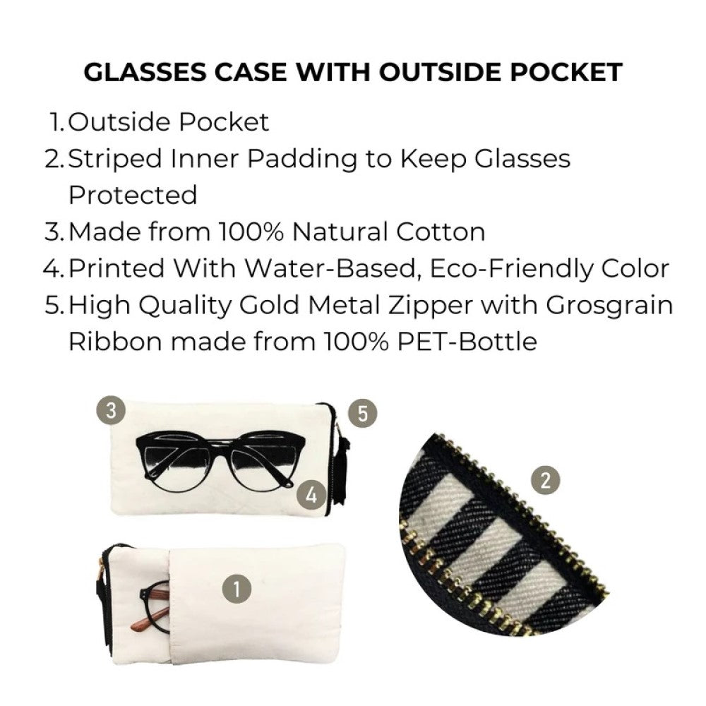 Glasses Case - Cream