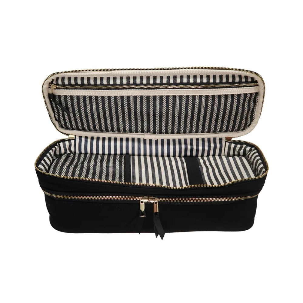 Double Hair Tools Travel Case - Black