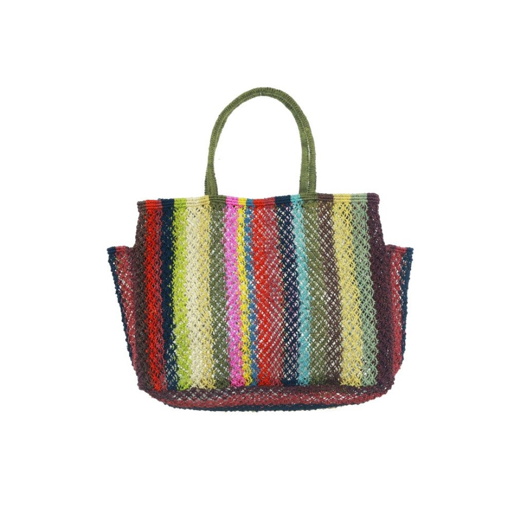 Jute Bag - Barry Multi Stripes