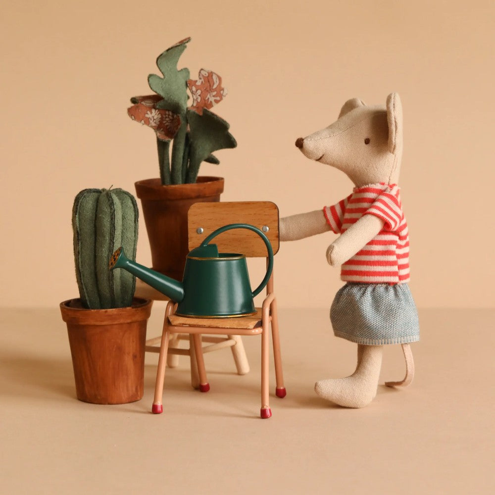 Flower pot with cactus, Miniature
