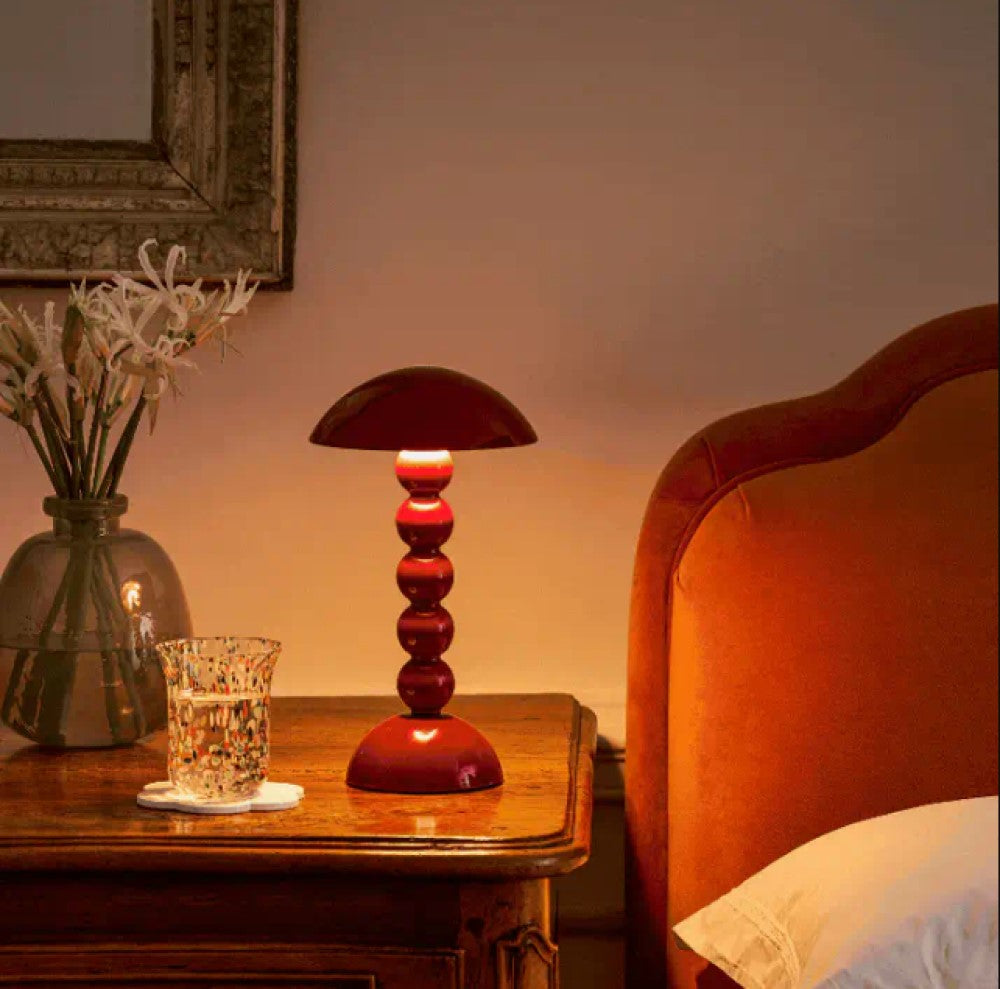 Bobbin LED Lamp - Cherry