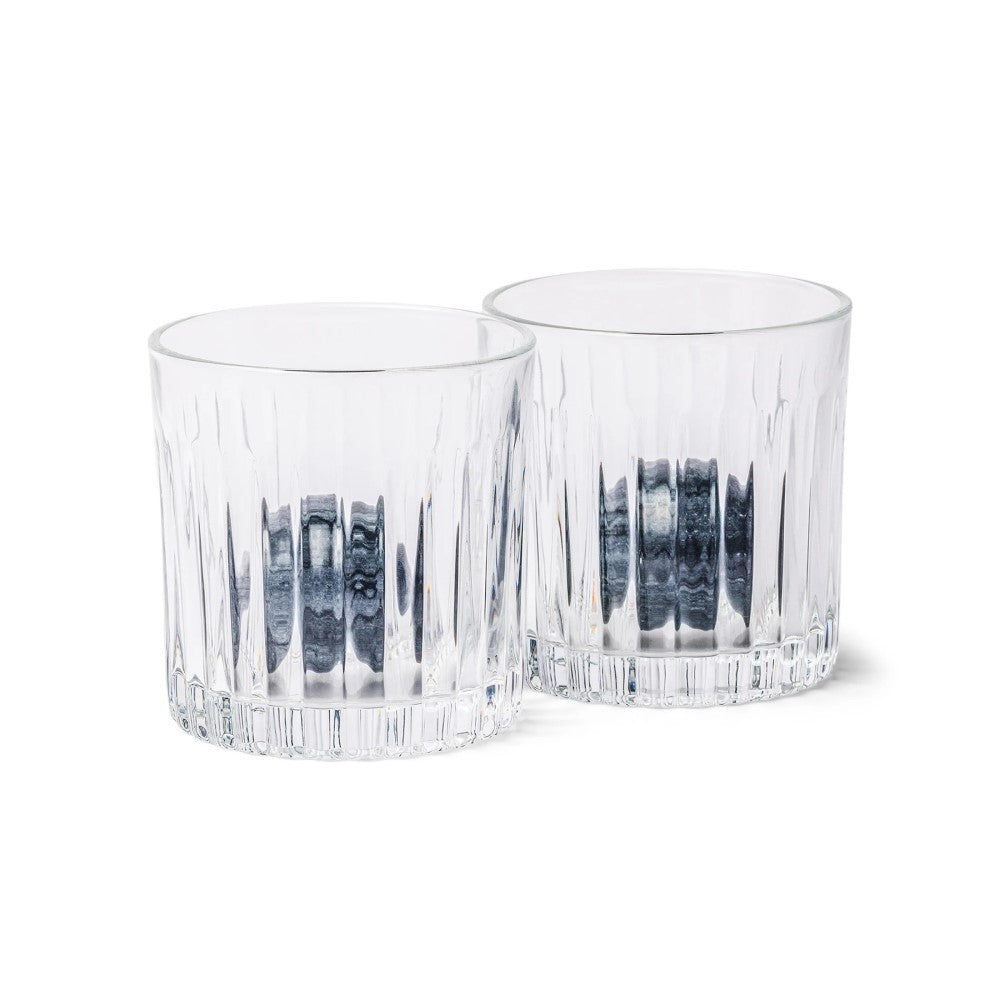 Whiskey Glasses &amp; Ice Stones Set