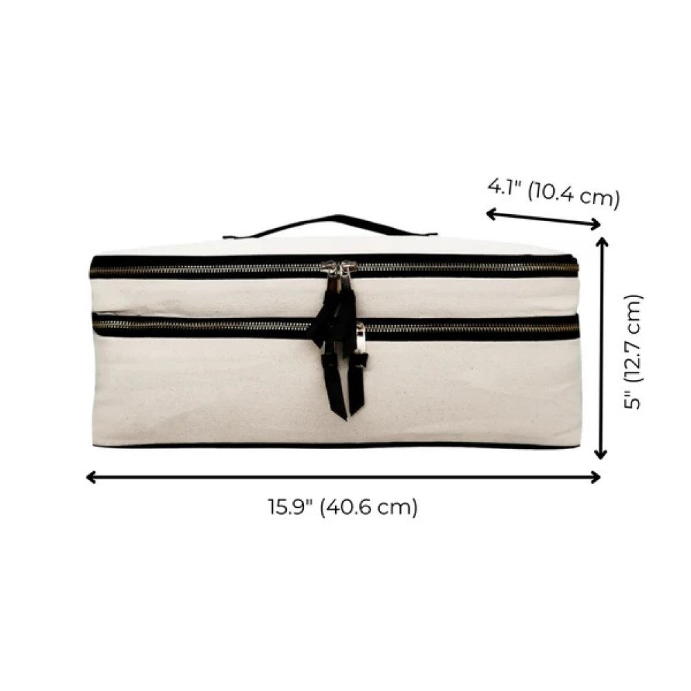 Double Hair Tools Travel Case - Cream