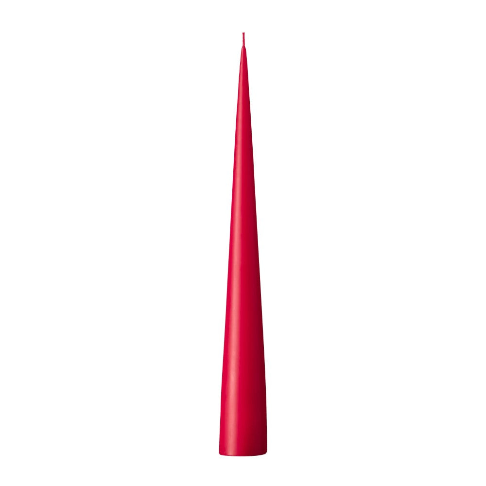 Cone candles - 37cm - True Red