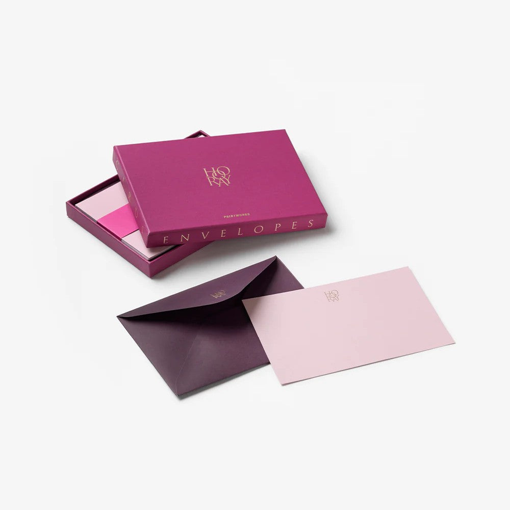Card & Envelope Set - Hooray, Pink