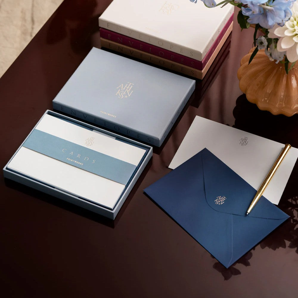Card & Envelope Set - Hooray, Blue