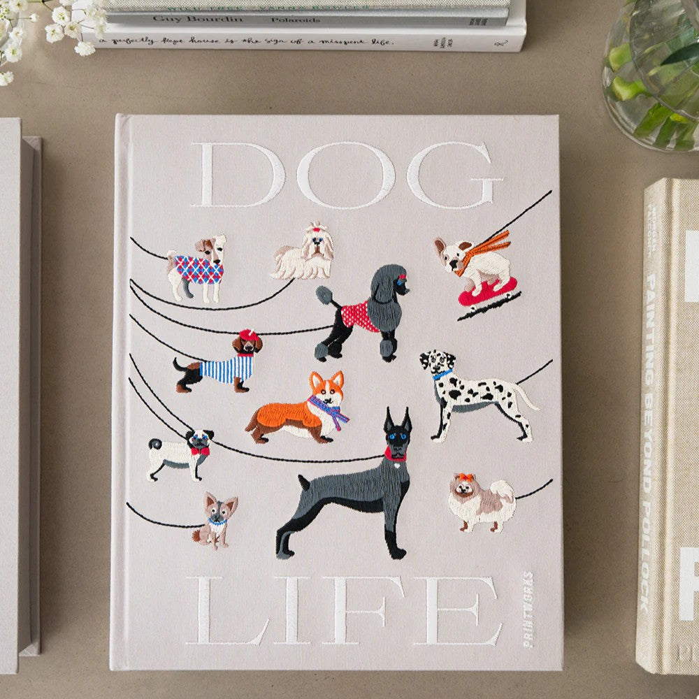 Embroidered Photo Album - Dogs