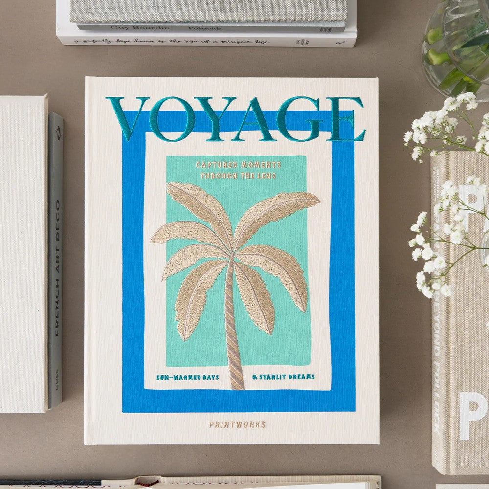 Embroidered Photo Album - Voyage