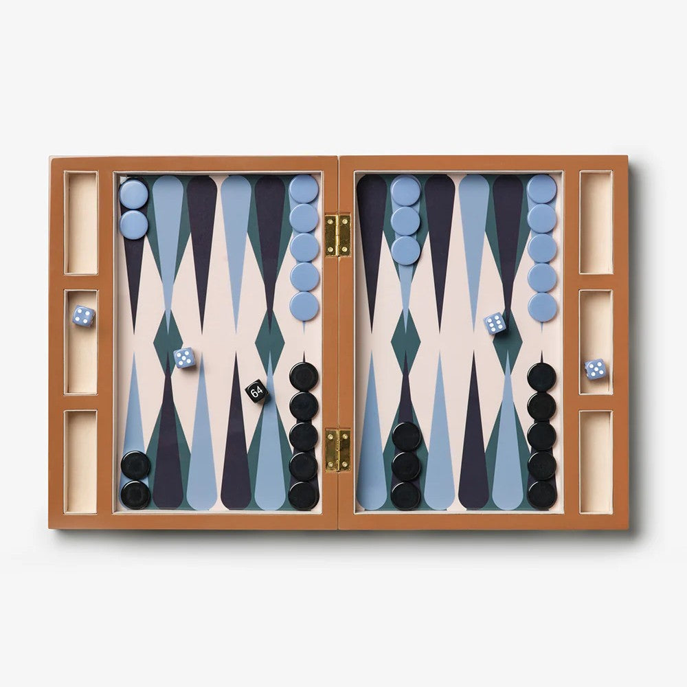 Lacquered Backgammon