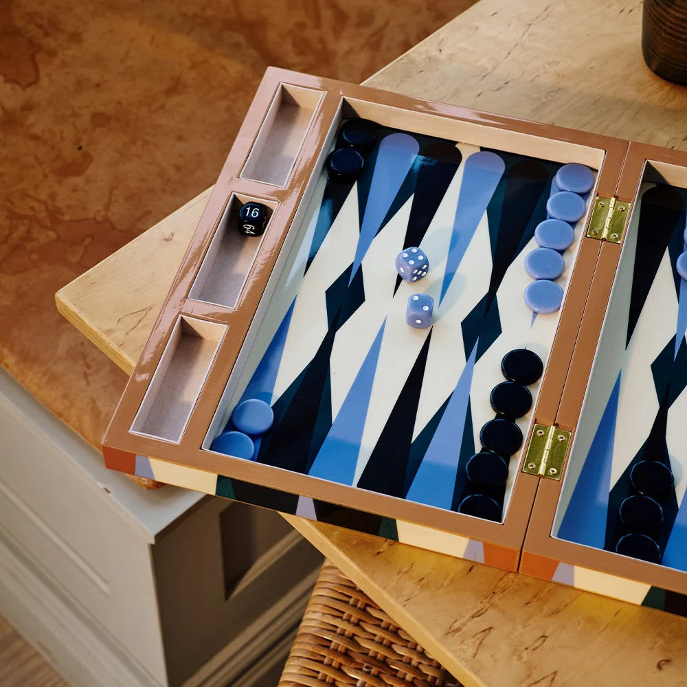 Lacquered Backgammon