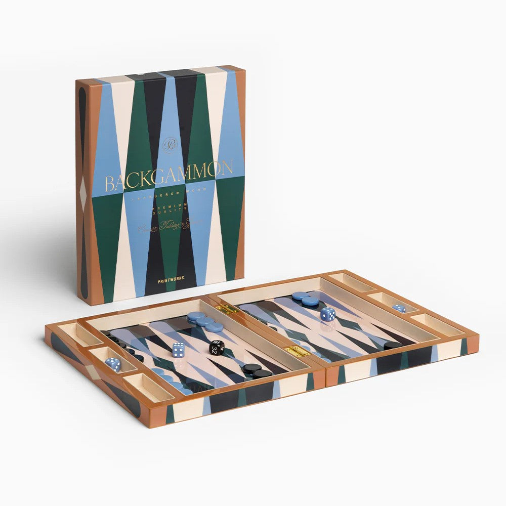 Lacquered Backgammon