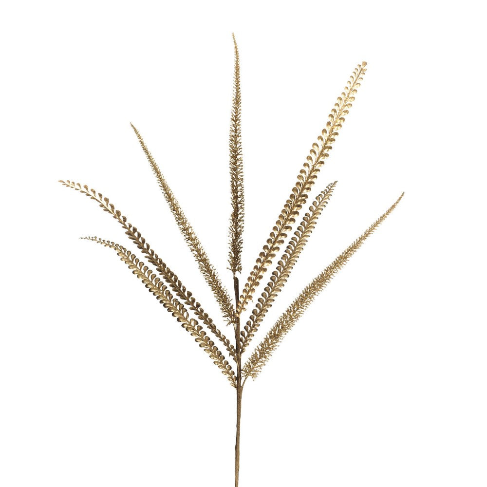 Metal long slim fern leaf stem 91.5cm