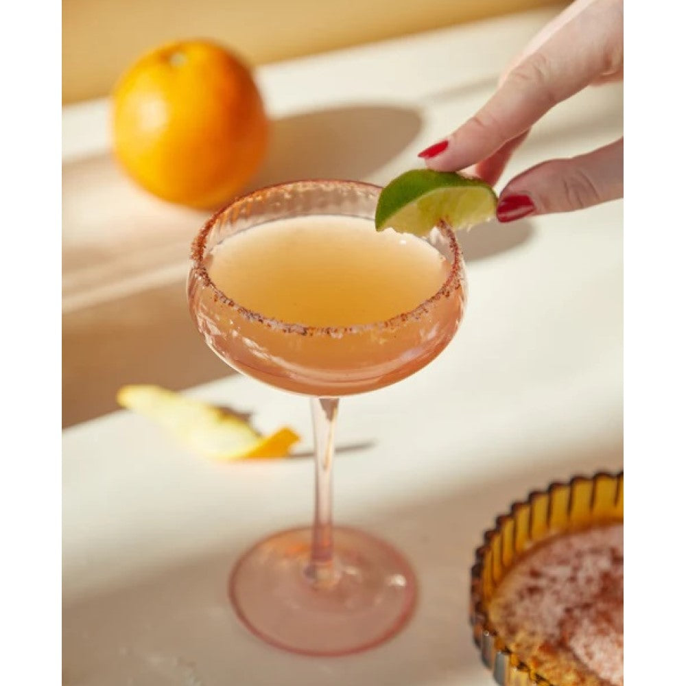 The Lou Coupe Glass, Set of 2 - Blush