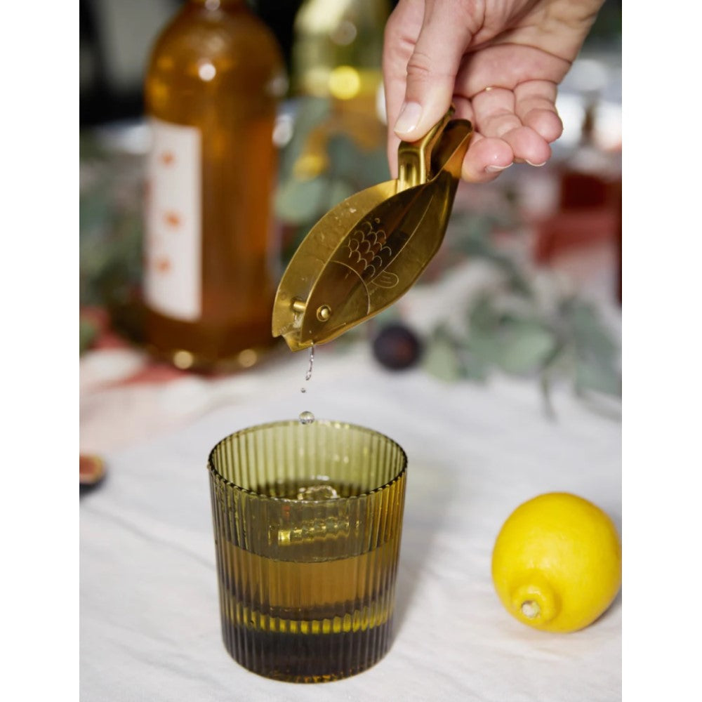 The Scout Lowball Glass, Set of 2 - Olive