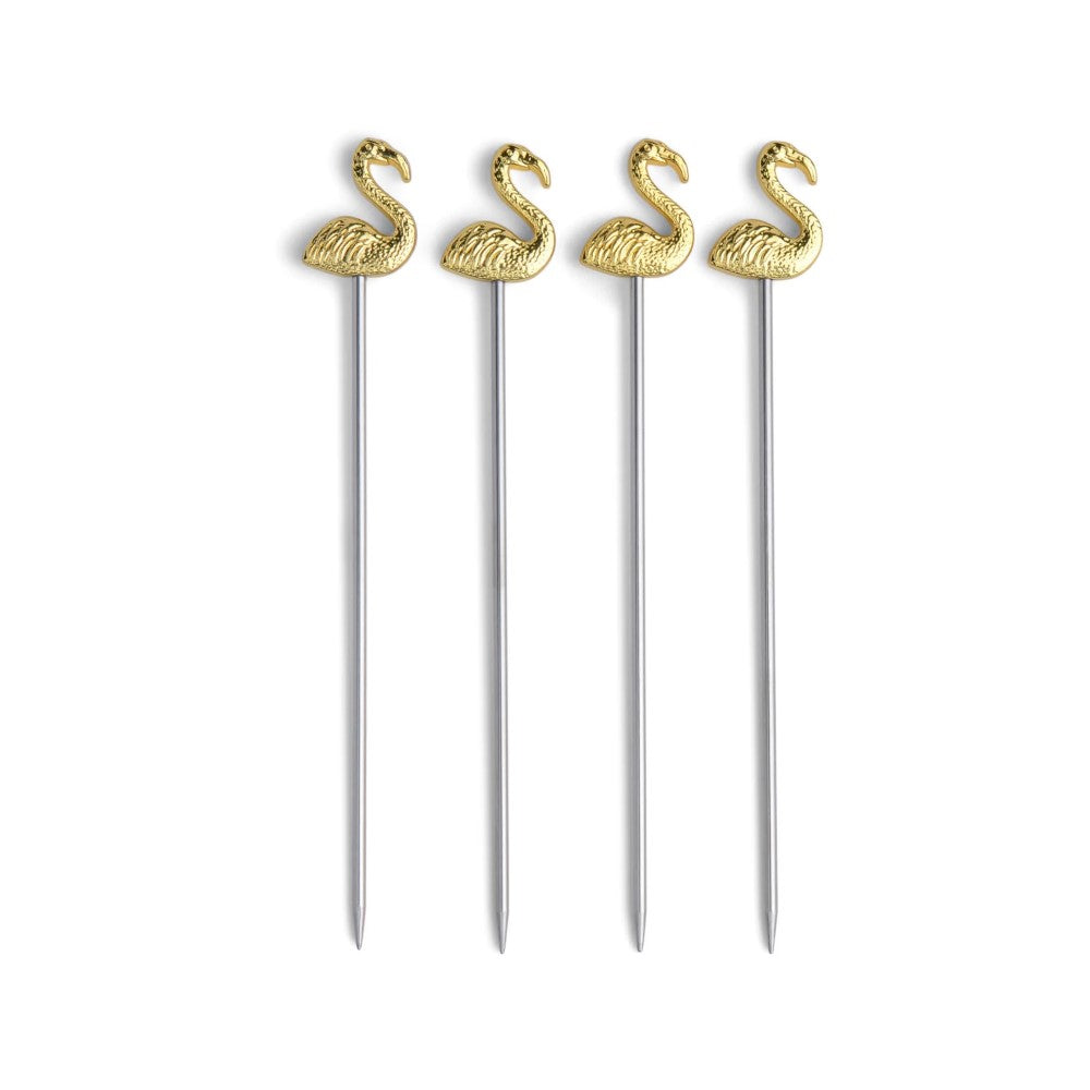 The Lily Flamingo Cocktail Picks, set of 4