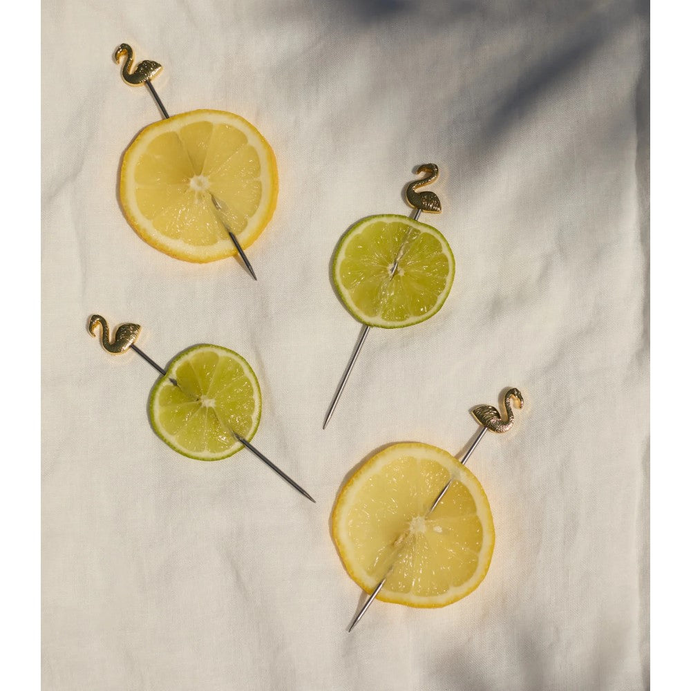 The Lily Flamingo Cocktail Picks, set of 4
