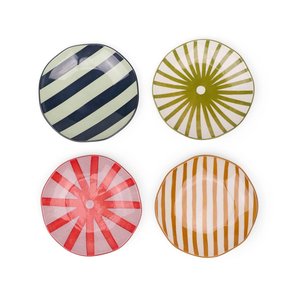 The Marley Appetizer Plates, set of 4