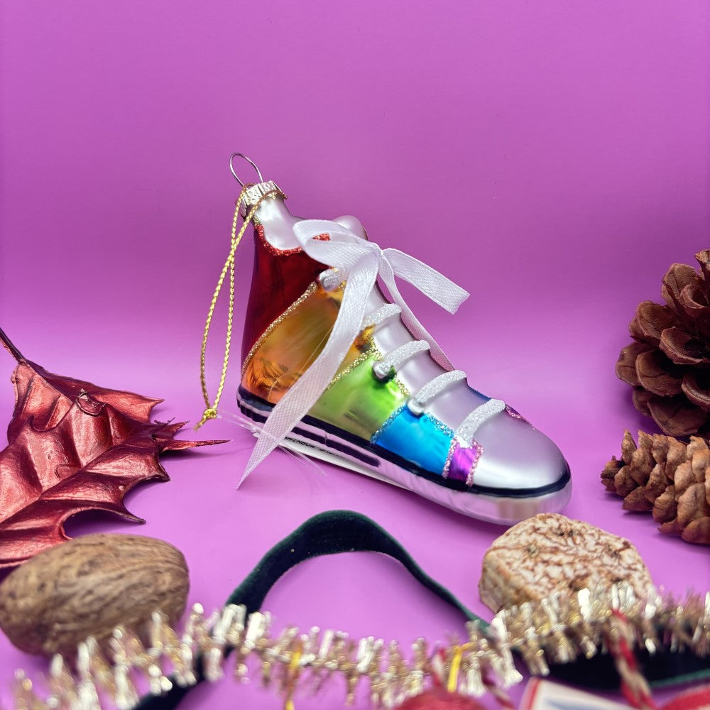 Rainbow Sneaker Ornament