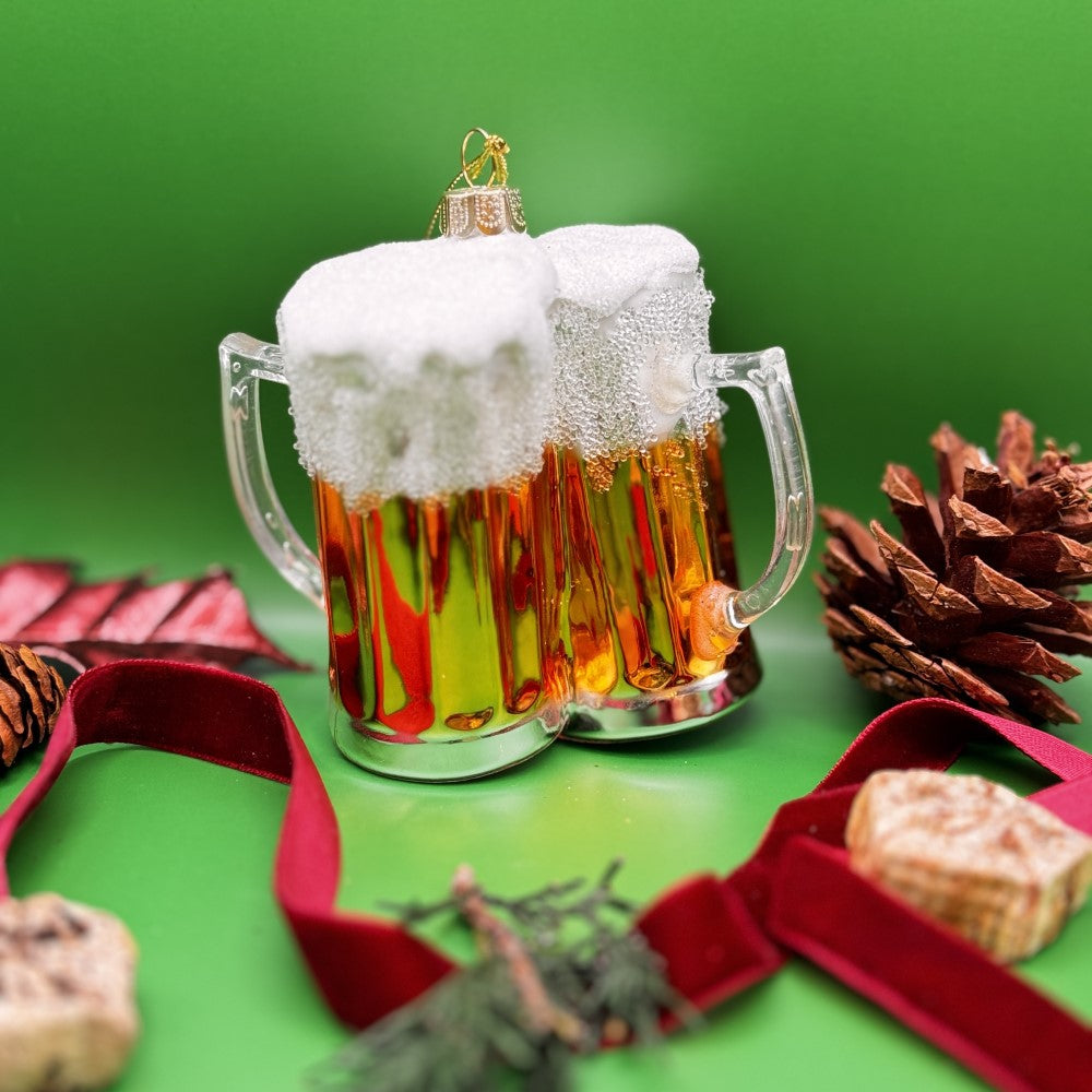 Beer Glasses Ornament