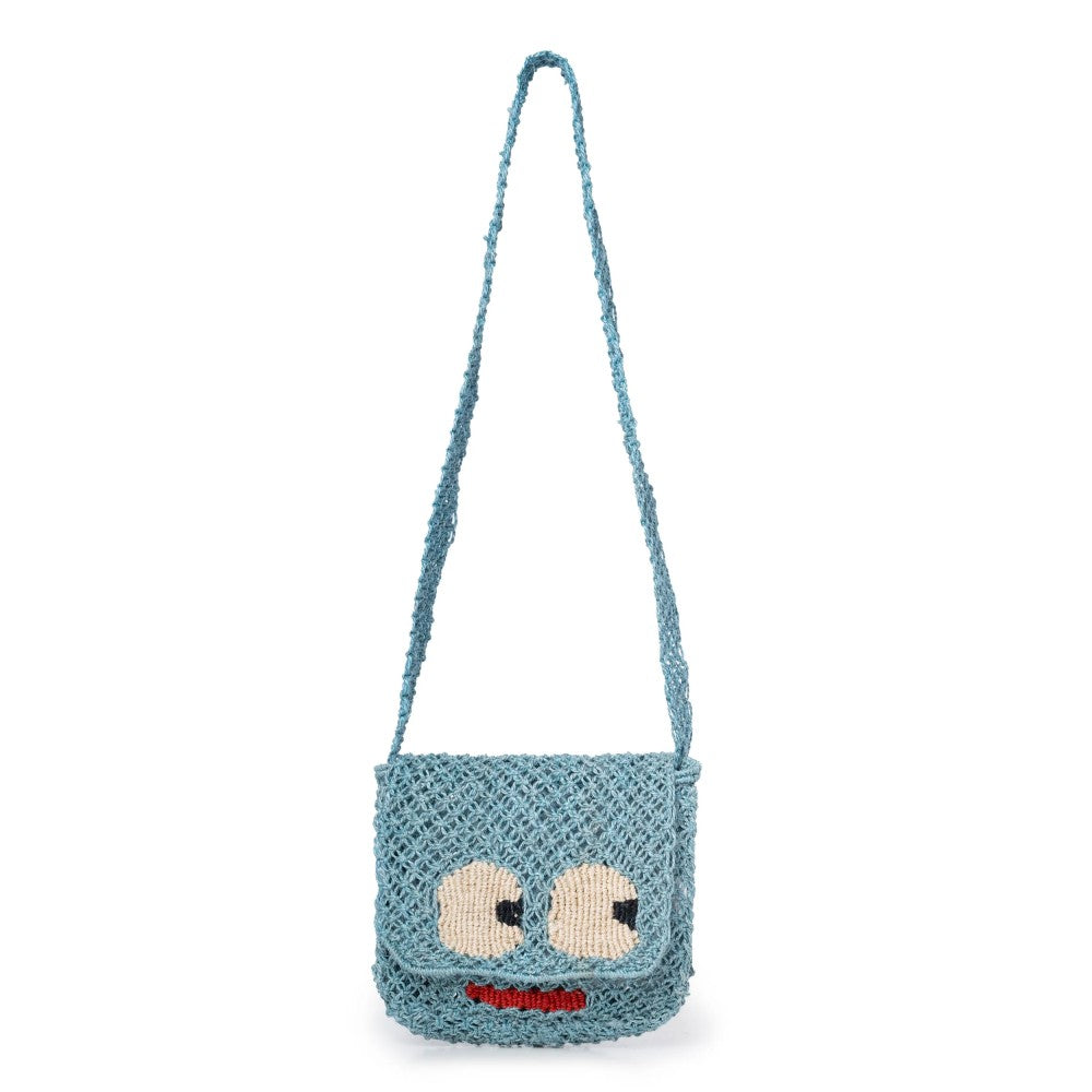Jute Bag - Lola Big Eyes, Sky