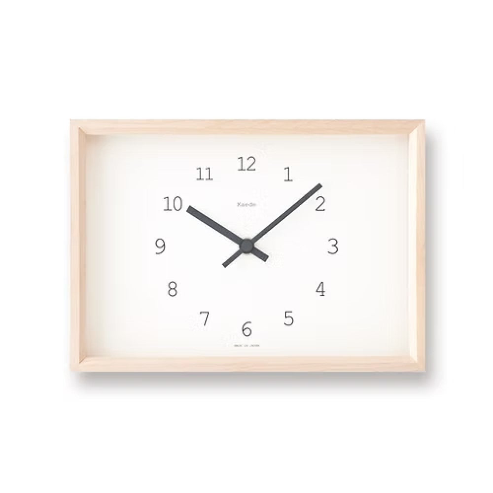 Kaede Clock - White