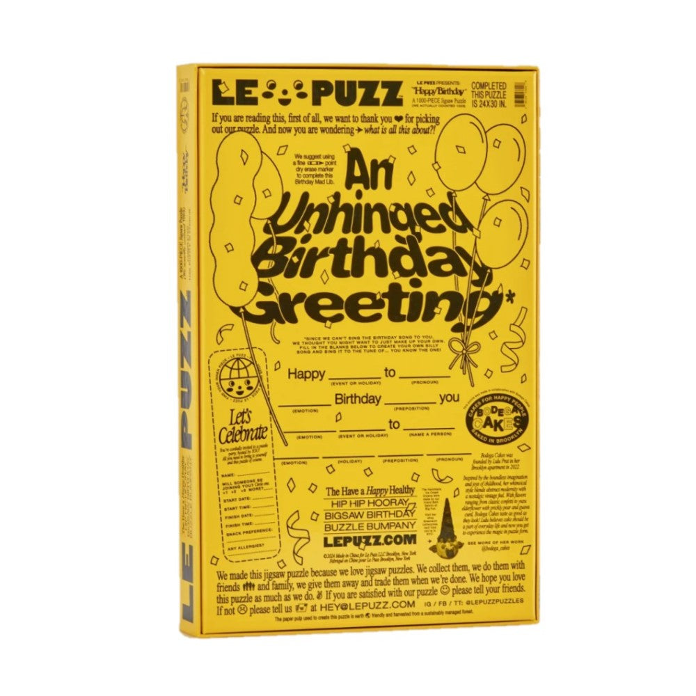 Puzzle - Happy Birthday - 1000pcs