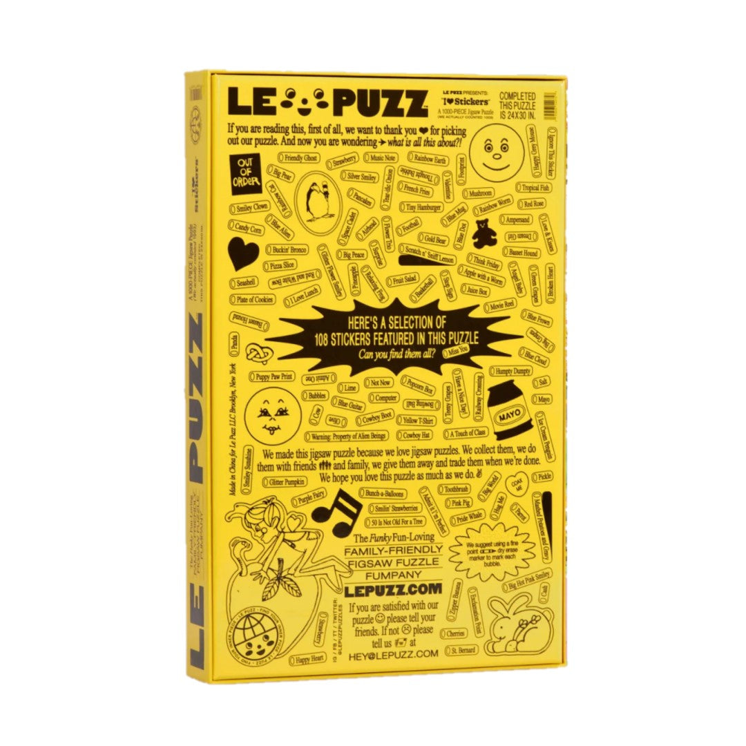 Puzzle -  I Love Stickers - 1000pcs (Copia)
