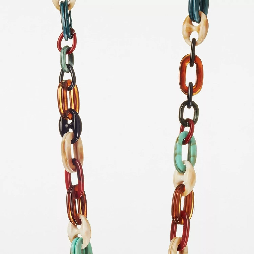 Chain - Ambre Multicolor Resine