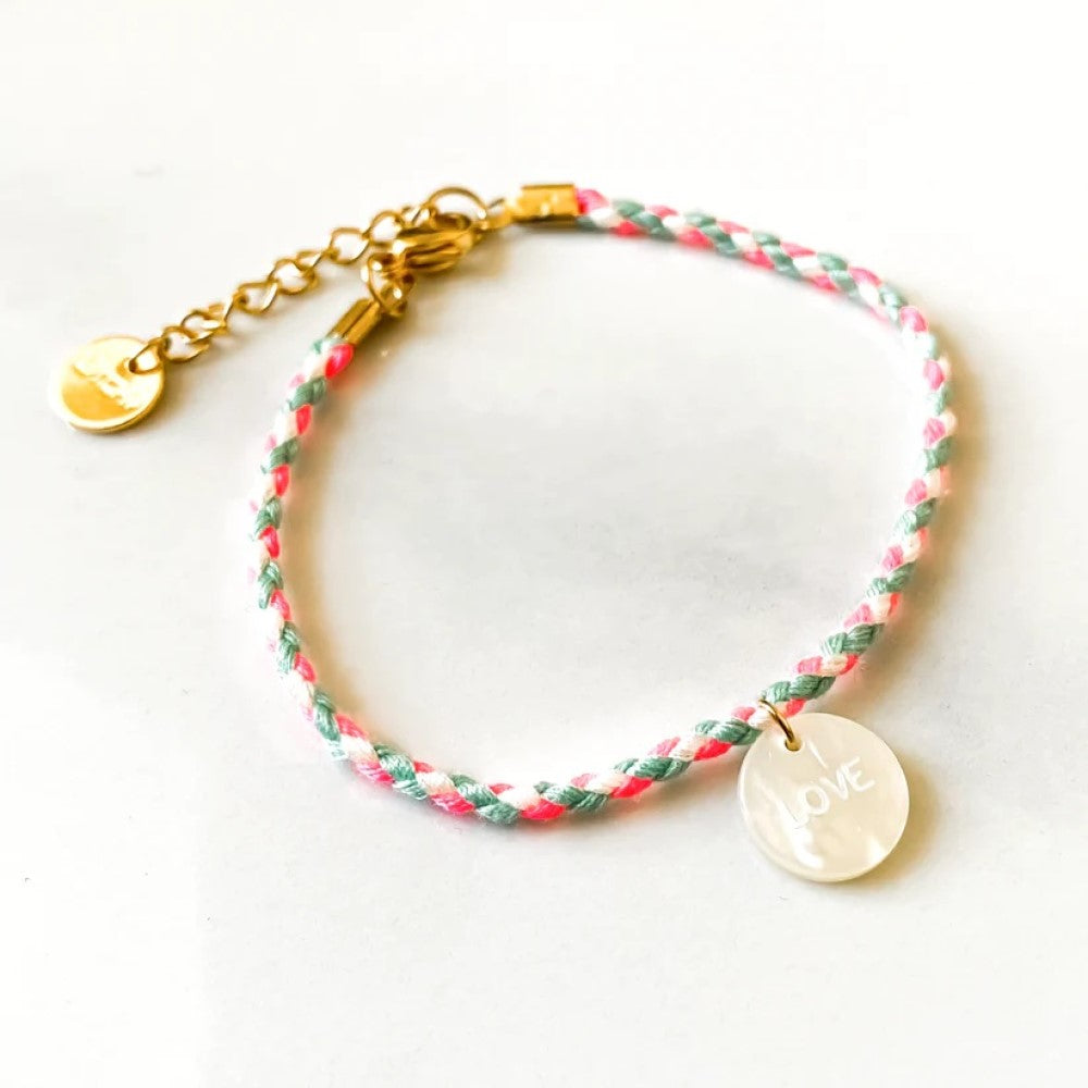 Bracelet - Cordon Pink