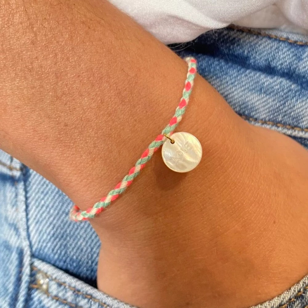 Bracelet - Cordon Pink