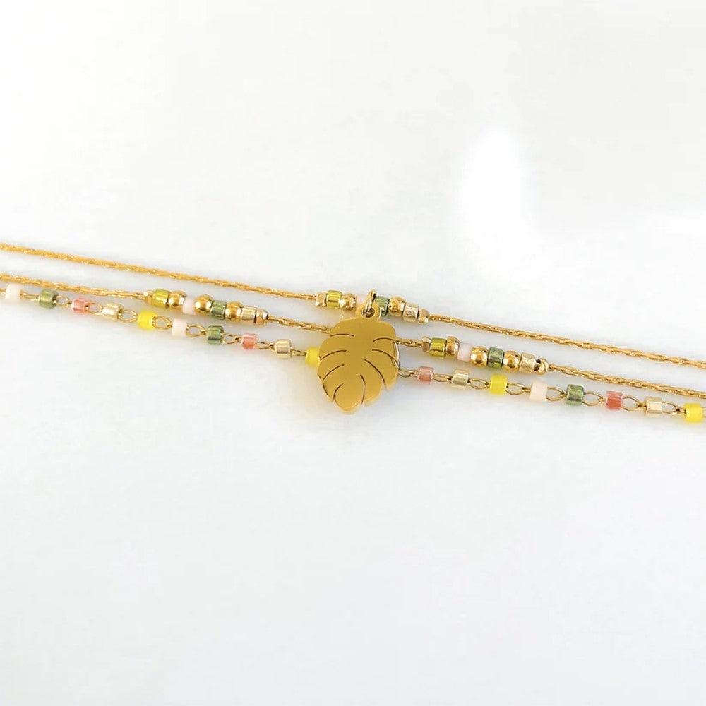 Triple Bracelet - Miyuki Sand
