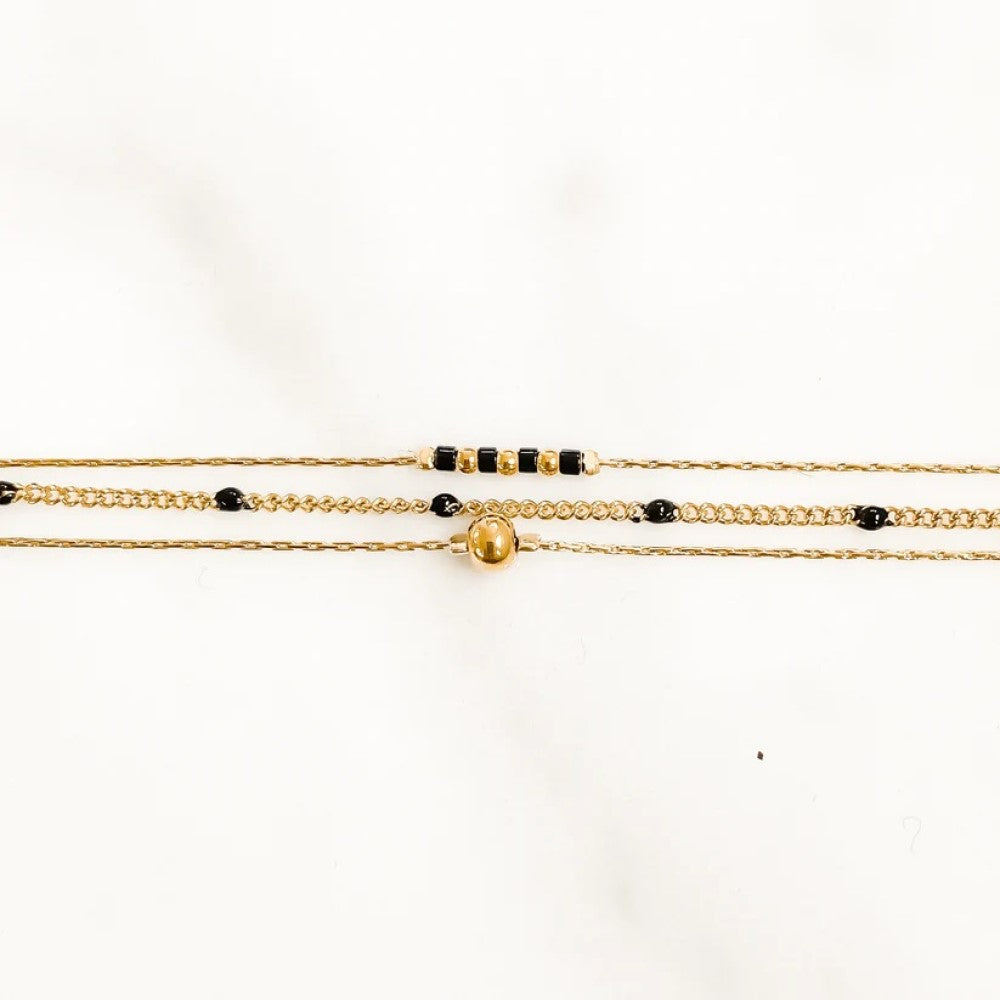 Triple Bracelet - Anna Black