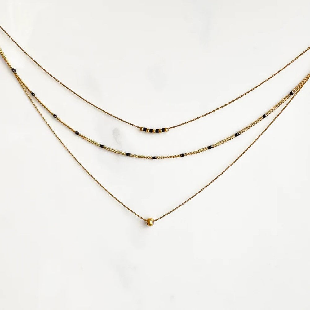 Triple Necklace - Anna Black