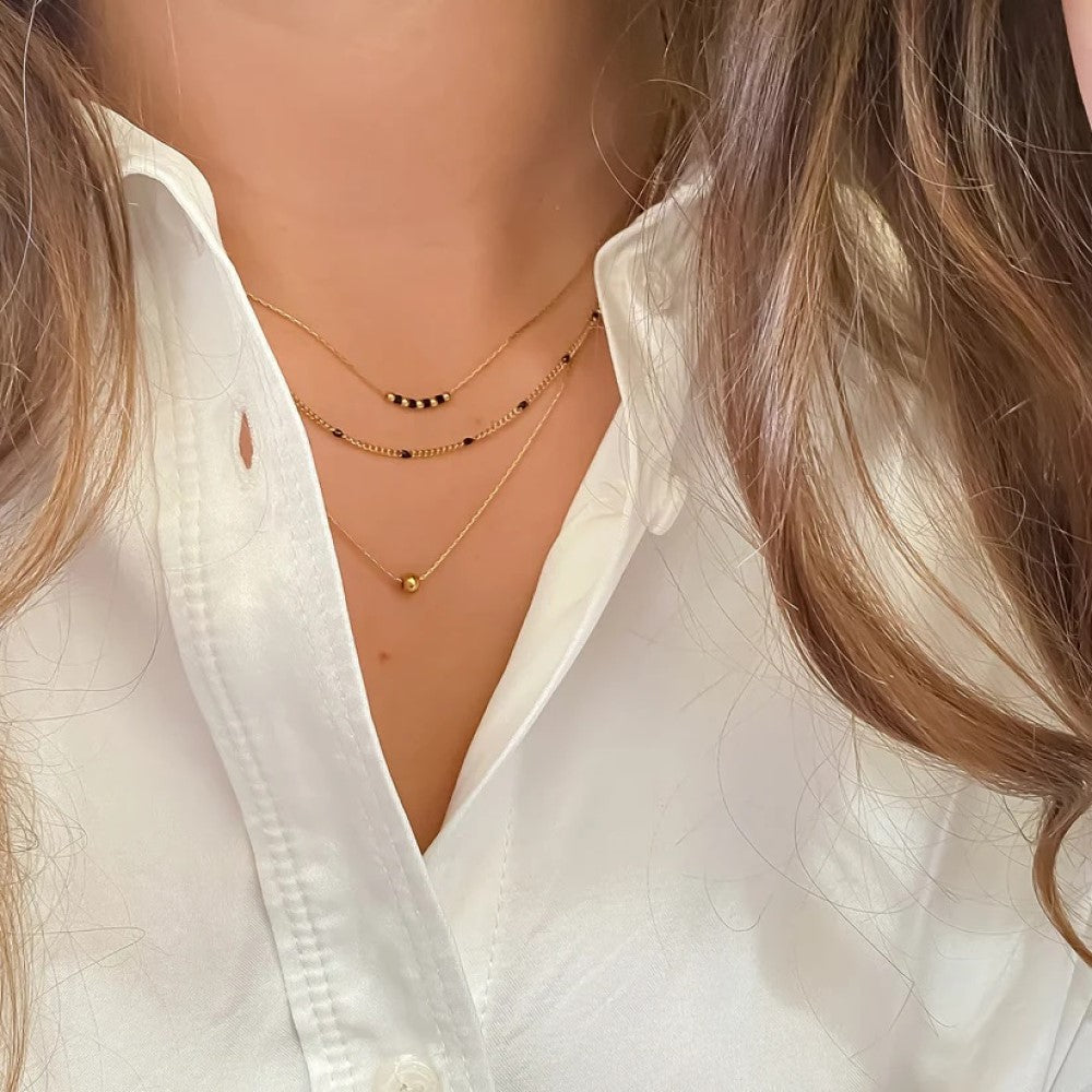 Triple Necklace - Anna Black