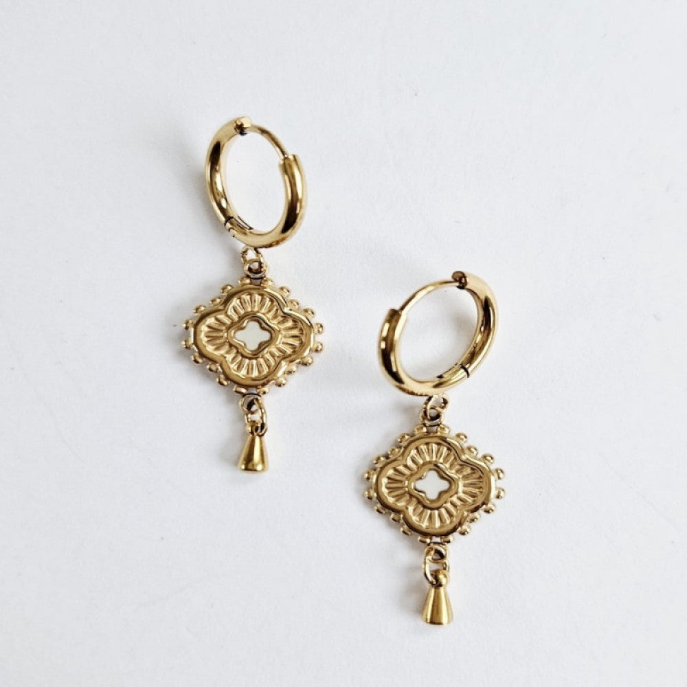 Earrings - Athena Crest