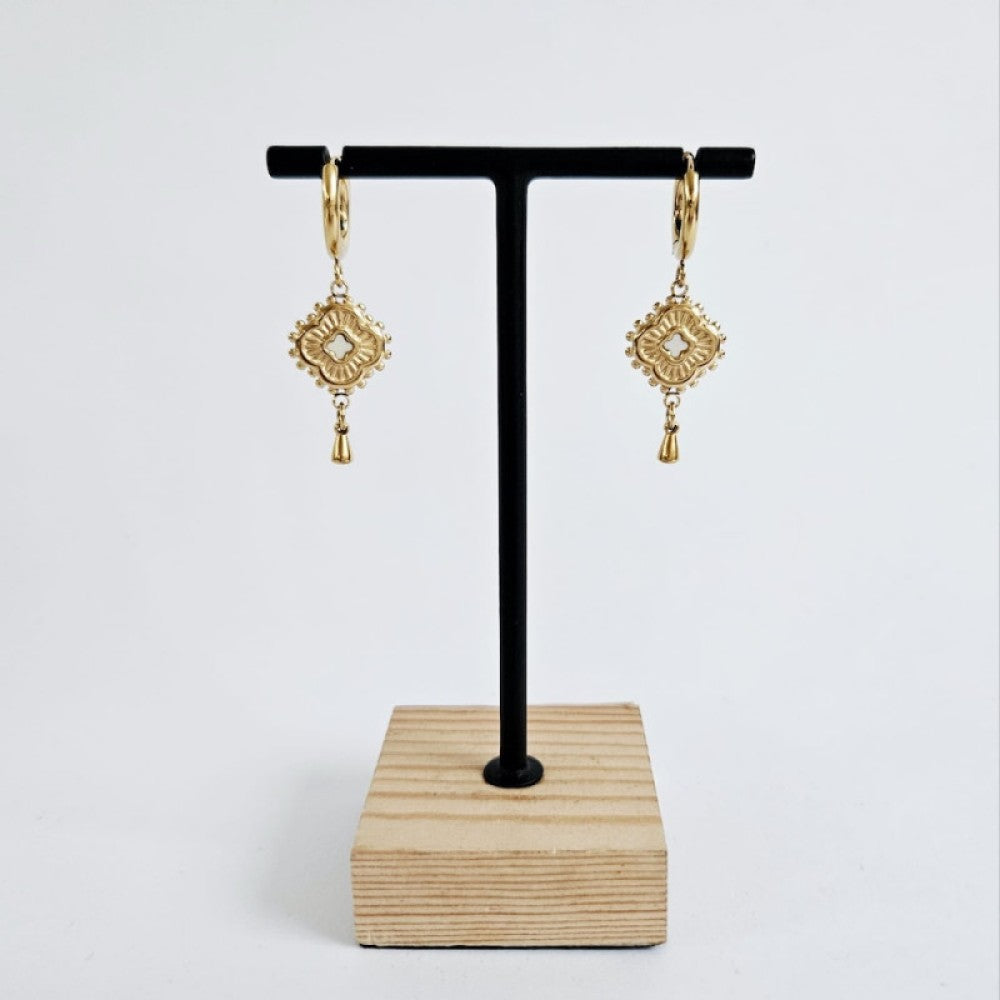 Earrings - Athena Crest