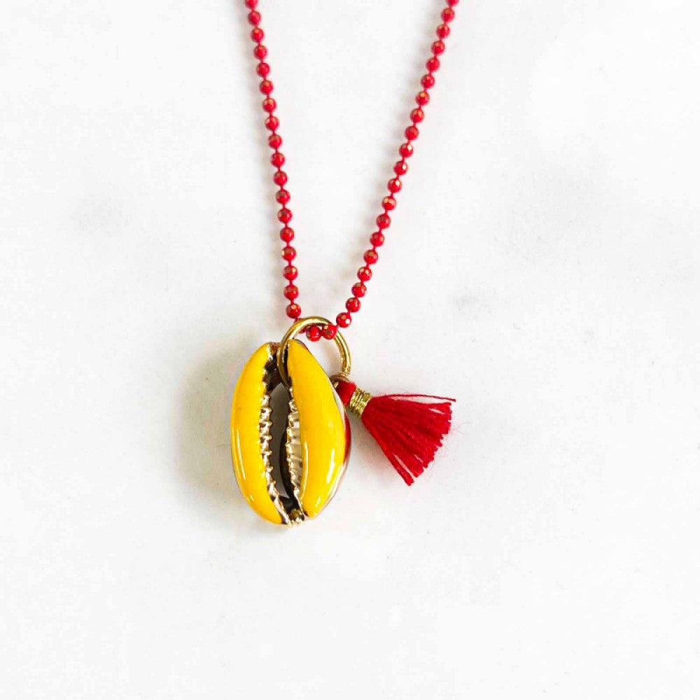 Necklace - Cowrie Bubble