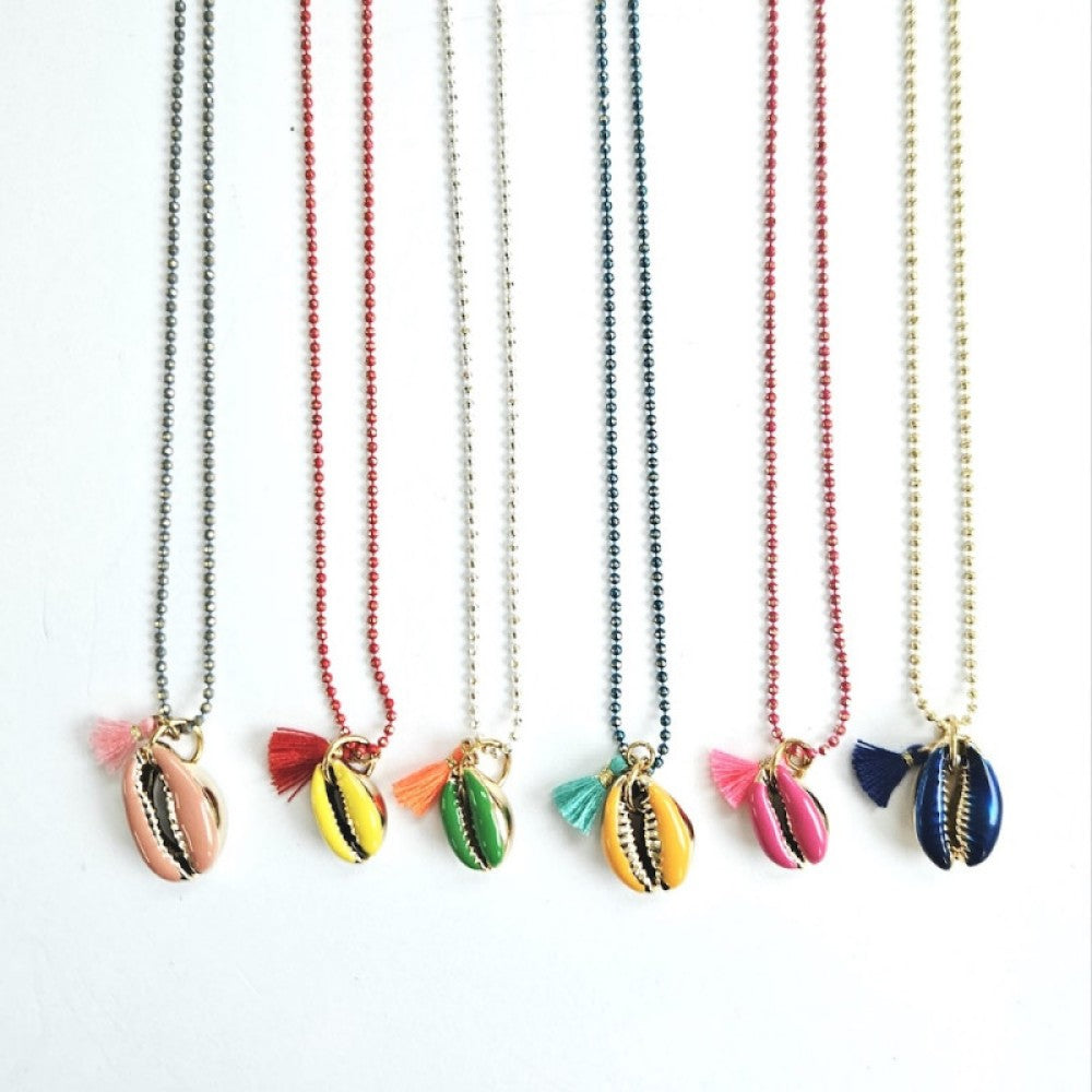 Necklace - Cowrie Bubble