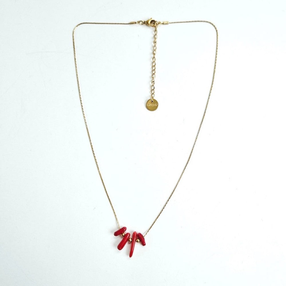 Necklace - Maeva Coral Branch
