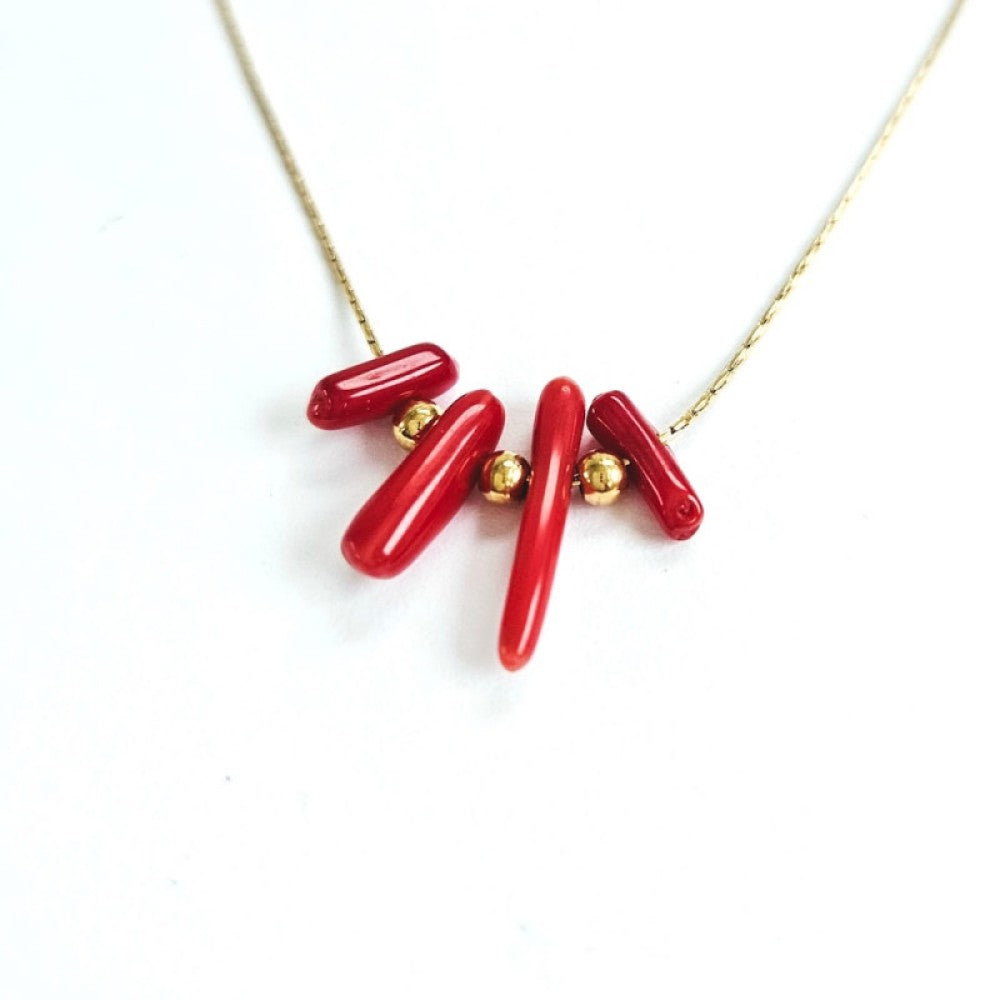 Necklace - Maeva Coral Branch